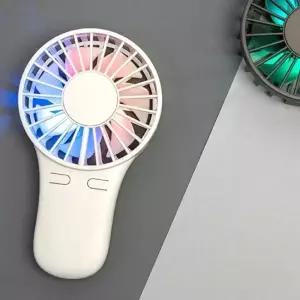 다크그레이 미니선풍기 LED 휴대용 가성비 좋은 여름 필수 가전