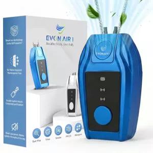 휴대용 공기 이오나이저 5천만 이온/cm 3 포함 여행용 필터 없는 청정기 개인용 소형 착용 가능한 목걸이