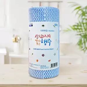 빨아쓰는 행주 부직포행주 100매롤 MIR-1006386