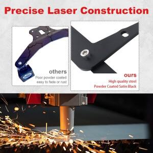 BMW F650GS / 다카르 2000-2007 세르타오 오토바이 전면 포드 라이트 마운트 스틸 보조 장착 브래킷