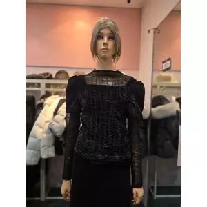 [에고이스트] 벨벳 레이어드 볼륨 페미닌 티셔츠 ER4CL-664 675470