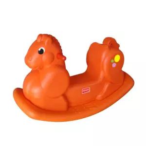 오렌지 포니 흔들말 놀이기구 실내스포츠 운동감각 승용완구 발육