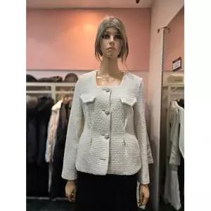 [에고이스트] 슬림핏 트위드 가슴 포켓 재킷 EN4WJ-061 675460