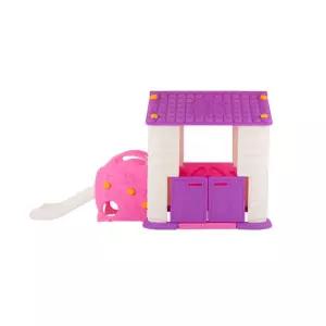바이올렛 미끄럼틀 놀이집 유치원 하우스 어린이용 베이비룸 홈