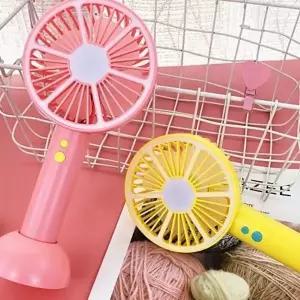 선풍기 독서실 레몬 휴대용 LED 저소음 충전지포함 선풍기 USB 선풍기