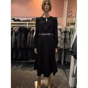 [에고이스트] 레터링 밴드 포인트 페미닌 롱 원피스 EQ4WO-064 675410