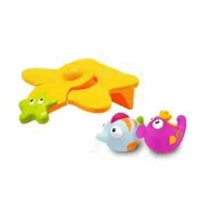 귀여운 물고기 흡착 점프놀이 촉감발달 수영교구 목욕장난감 안전