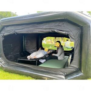 자외선 차단 4계절용 에어 텐트 4-8인용 간편 설치 방수 자립형 펌프 포함