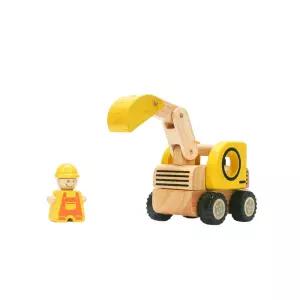 디자인 포크레인 놀이 장식 원목교구 5세 자동차장난감 남아선호