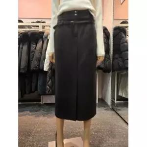 [에고이스트] 슬림 벨티드 H라인 롱 스커트 ER4WS-662 675364