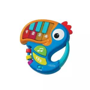 반짝반짝 불빛나는 아기피아노 앵무새 특수음악 유치원교구 4세