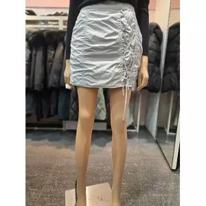 [에고이스트] 레이스업 디테일 셔링 미니 스커트 EQ4PS-160 675356