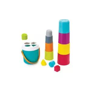 우리 아기 첫 놀이 뇌발달 블럭 컵 쌓기 뉴스포츠 실내게임 색상