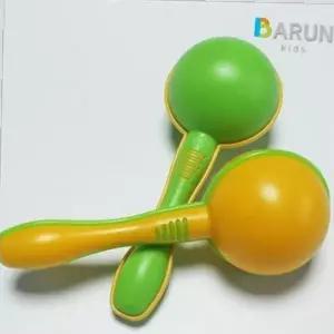 마라카스 어린이 악기 비비드 아동 유아 타악기 장난감 1세트