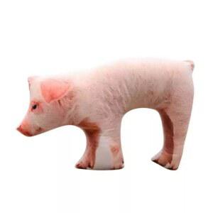 돼지 모형 쿠션 실물 캐릭터 15KG 녹색 수달 큰인형 꼬리 흰색 작은 퍼그 구운