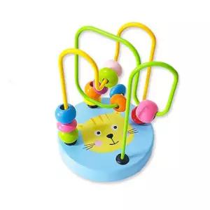 두돌아기 선물 집중력 미니 롤러코스터 블록장난감 원목교구세트