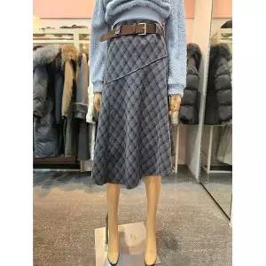 [에고이스트] 밑단 언발 벨트 체크 스커트 ER4JS-200 675330