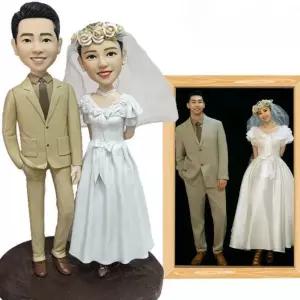 개인 피규어 주문 제작 3D 사진 인형 점토 기념 선물