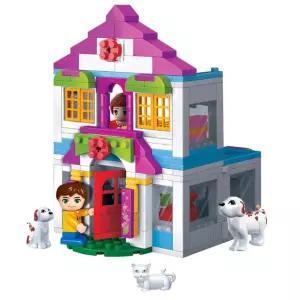 5세 여자어린이 블록 풀빌라 미니블럭 훈련 문제해결 집중력