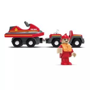 기차 트랙호환 유아자동차 소방구조대 작동완구 장난감선물 발달