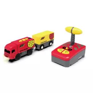 건전지로 작동하는 RC 무선전동기차 소품 조종차 자동차선물