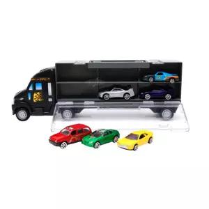 4세남아 변신트럭 카케리어 + 미니카6종 취미 교통놀이 조립