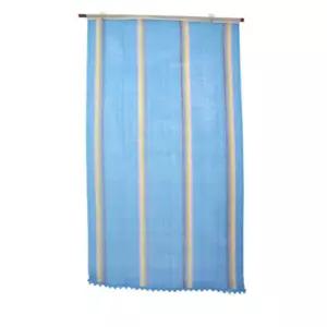 주방 출입문 가림막 커튼발 업소용 블루 가게 공간분리 거실창 집창문 통풍