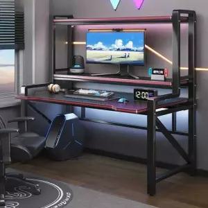 게이밍 책상 게임 K형 전용 데스크탑 철제 PC방 방송용