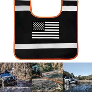 윈치 댐퍼 안전 담요 로프 액세서리 블랙 4x4 리커버리 라인 자동차 오프로드 도로 웨이트 백 안전성 강한