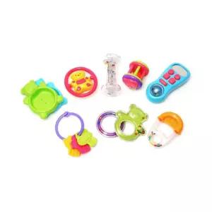 아기 백일선물 아기딸랑이 장난감세트 발육 신물용 청각