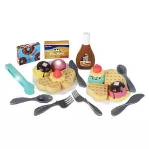 즐거운 와플아이스크림 카페놀이장난감 통합 집에서 말