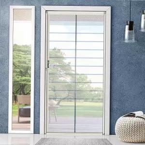 [원일안전] 방충용품 롤모기장 현관 아파트 현관문 자바라 방충문 시공 고급 방충망 자동 (본품)