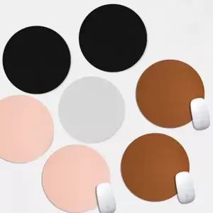 (타입 4종세트)4개 가죽 마우스패드 방수 사무용 휴대용 노트북 마우스패드