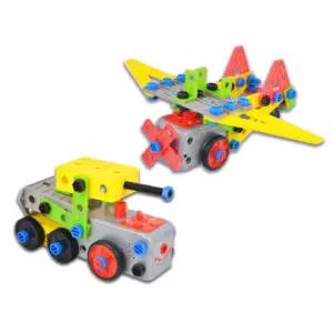 유치원 과학 교구100P 판블럭 조립세트 남아장난감 아기블록 여아