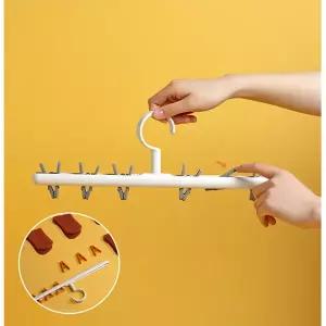 걸이 모자 건조 옷걸이 집게 다용도 손수건 고리 디피 양말 진열대 소품 거치대 정리 진열 행거 아기 보관