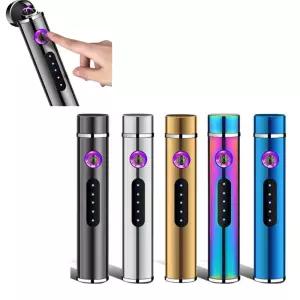 고급스러운 전기라이터 흡연자 선물용 USB 충전식 방풍