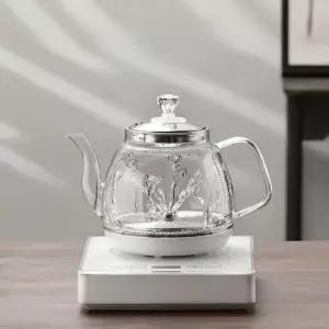 스마트 온도 급수 보온 화이트 소자 겨울 조절 티포트 자동