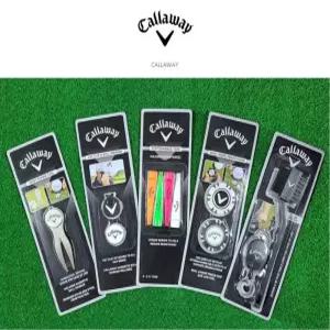 캘러웨이 디봇툴 볼마커 플라스틱티 클럽 청소 브러쉬 골프티 햇클립