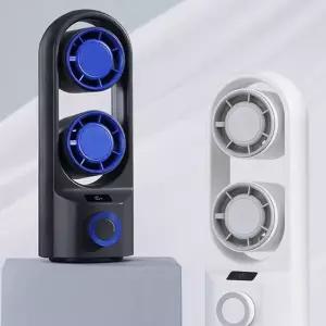 선풍기 듀얼 선풍기 무선 듀얼 책상선풍기 휴대용 탁상용 미니 모던한 디자인의