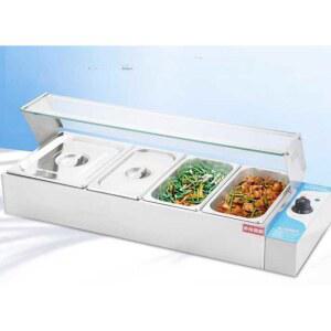 반찬냉장고 소형 샐러드바 뷔페 온장고 포장마차 보온고 토핑냉장고 셀러드바 A1