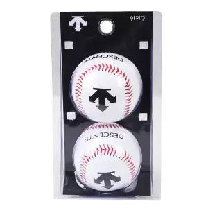 [데상트][DESCENTE] 데상트 SO223ZEQ50 소프트볼 연식 야구공 2개입 세트 (화이트)