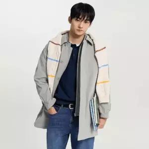 [백화점 정품] 빈폴 멘 베스트 디테처블 코트 - 카키 (BC6130C01H)