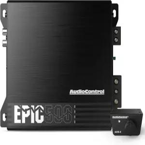 오디오컨트롤 EPIC500 모노블록 앰프 자동차 오디오 500W RMS 컴팩트 클래스 D 서브우퍼 로우 패스 및