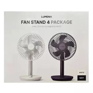 루메나 탁상용 선풍기 STAND 4 2개 화이트+네이비 BLDC 무선 써큘레이터 코스트코