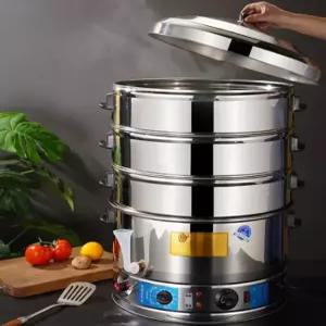 업소용 호빵 야채 옥수수 스팀 떡 찜판 찜기 상품 가정용 찐빵 전기 스텐 만두