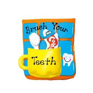 치카치카 양치놀이 영유아 놀이헝겊책 상호작용 두뇌발달 완구