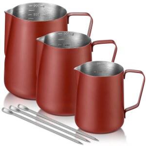 밀크 프로팅 피처 3팩 12온스 20온스 30온스 아트펜 포함