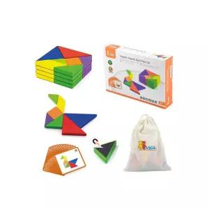 마그네틱 탱그램 자석블록 교실칠교놀이 호기심발달 주니어 완구