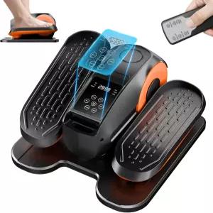 담키 언더 데스크 타원형 운동기 전기 다리 노인용 휴대용 미니 시트 페달 TV 12 스피드 풋 운동기에서 본