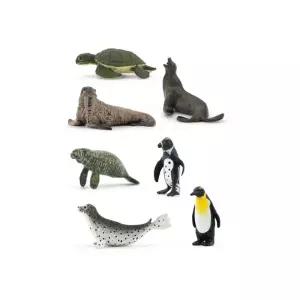 다양한 동물학습 바다생물 피규어세트 모형 유치원교구 자연관찰